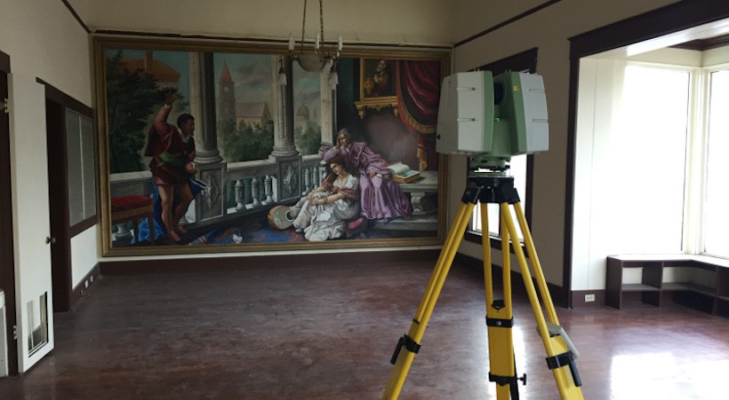 3D laser scanning is non-intrusive, leaving historical properties untouched