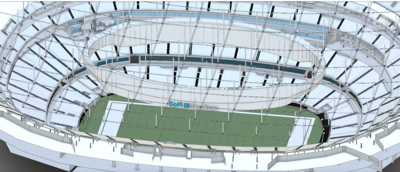 3D Laser Scanning SoFi Stadium For 2022 Super Bowl Mixed Reality