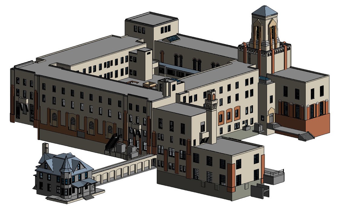 3D Scanning model of historic university building