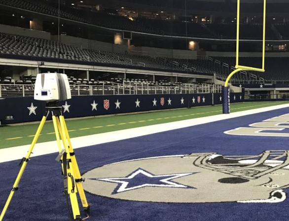 3D Laser Scanning of Cowboys Stadium in Texas