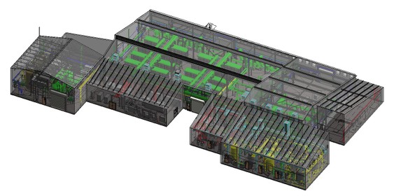 Wastewater Treatment Plant 3D Model