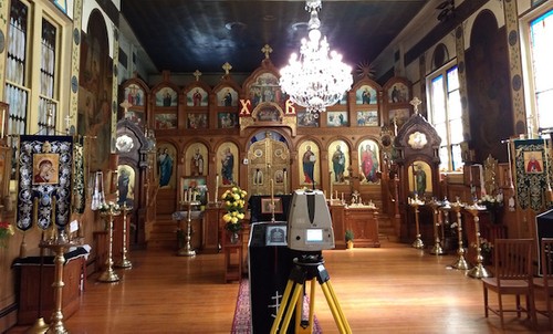 3d Laser Scanning of a cathedral