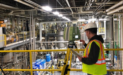 3d laser scanning manufacturing plant