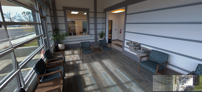 3D Scanning of Waiting area NavVis Indoor Viewer 