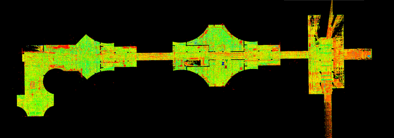 plan of point cloud in cyclone