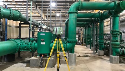 3D Laser Scanning Water Treatment Facilities