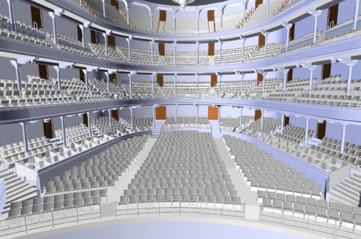 3D BIM Model of Theatre