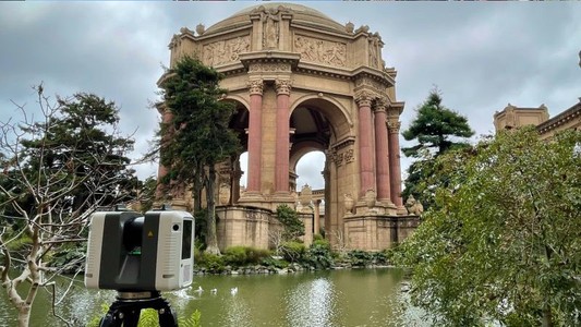 3D Laser Scanning of The Palace of Fine Arts California