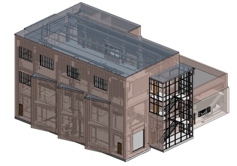 3D Laser Scanning LOD 300 Structural/MEP model of a water treatment facility.