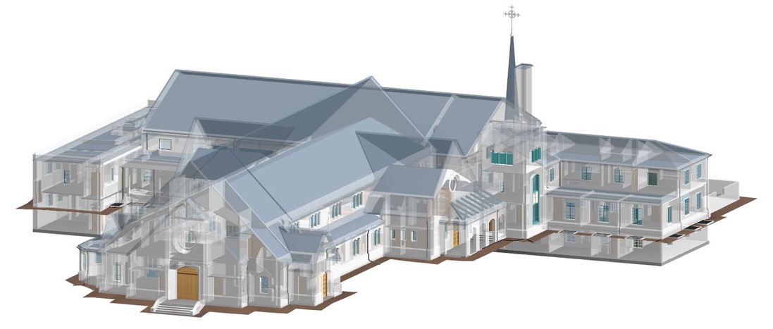 Church and School 3D BIM Model