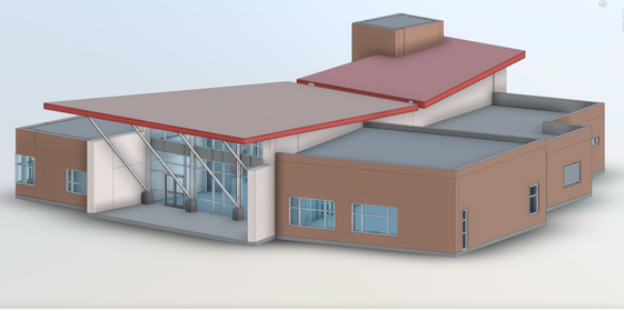 Water Treatment Plant 3D Model