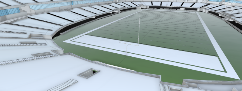 3D Laser Scanning SoFi Stadium For 2022 Super Bowl Mixed Reality