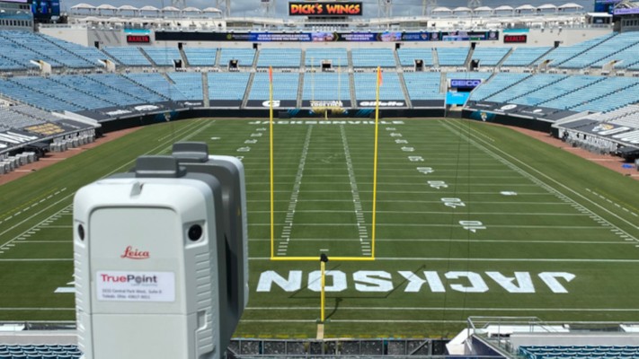 TIAA Bank Field 3D Laser Scanning of TIAA Bank Field Florida