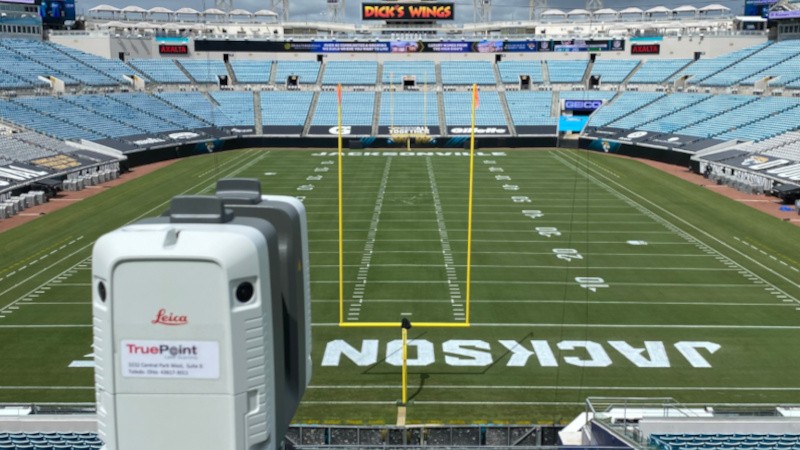 3D Laser Scanning of TIAA Bank Field Florida