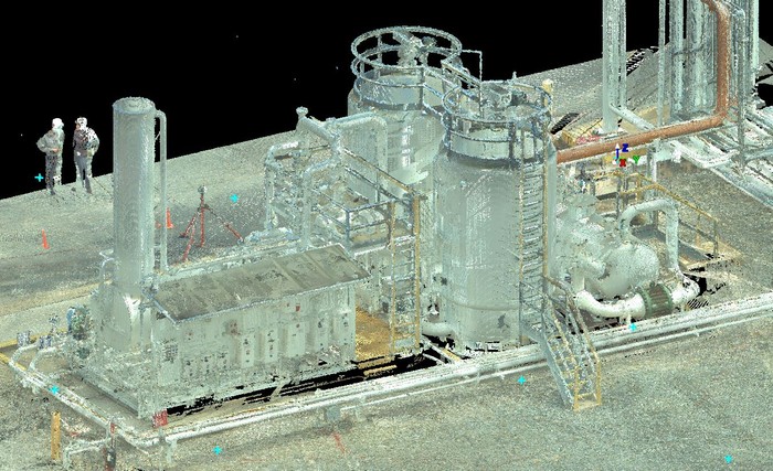 Colorized Point Cloud of VRU.JPG