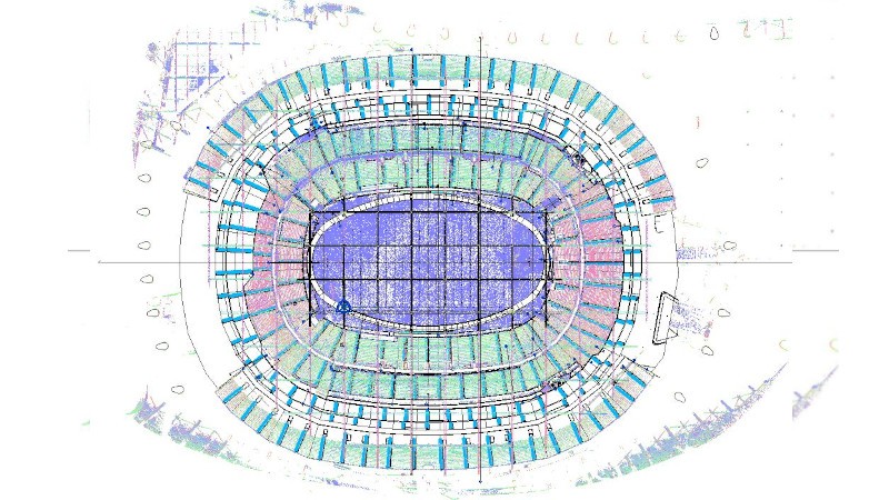 3D Laser Scanning SoFi Stadium For 2022 Super Bowl Mixed Reality