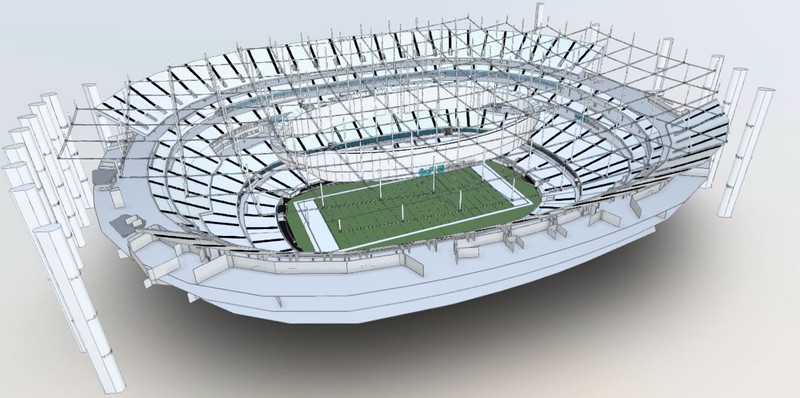 3D Laser Scanning SoFi Stadium For 2022 Super Bowl Mixed Reality