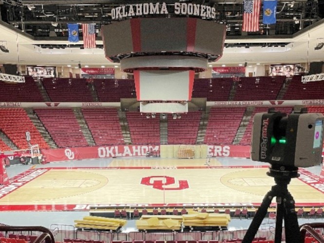 3D Laser Scanning The Carolina Panthers Stadium