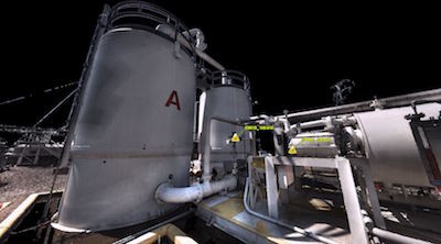 Laser Scanning a Vapor Recovery Unit for Facility Upgrades