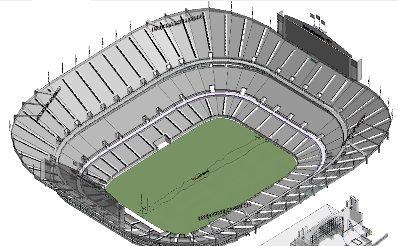 3D Laser Scanning For Mixed Reality at the Carolina Panthers Stadium