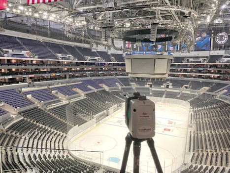 3D Laser Scanning of Crypto Arena