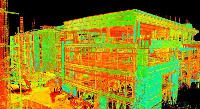 Intensity map point cloud