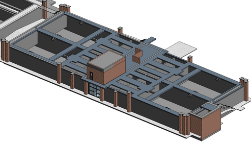 Wastewater Treatment Plant 3D Model