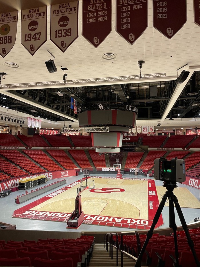 The Lloyd Noble Center was planning to improve the aging facility.  
