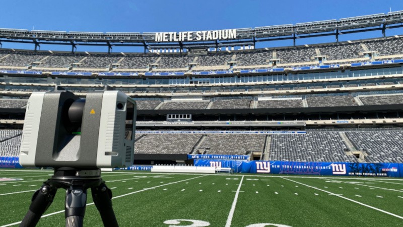 3D Laser Scanning of Metlife Stadium East Rutherford in New Jersey