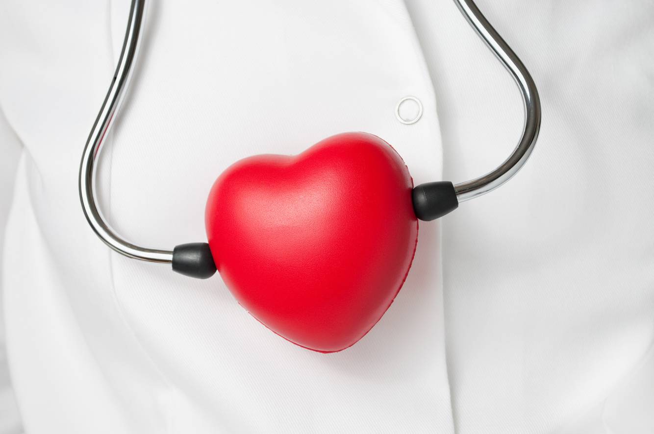 Heart with a stethoscope Health Screenings