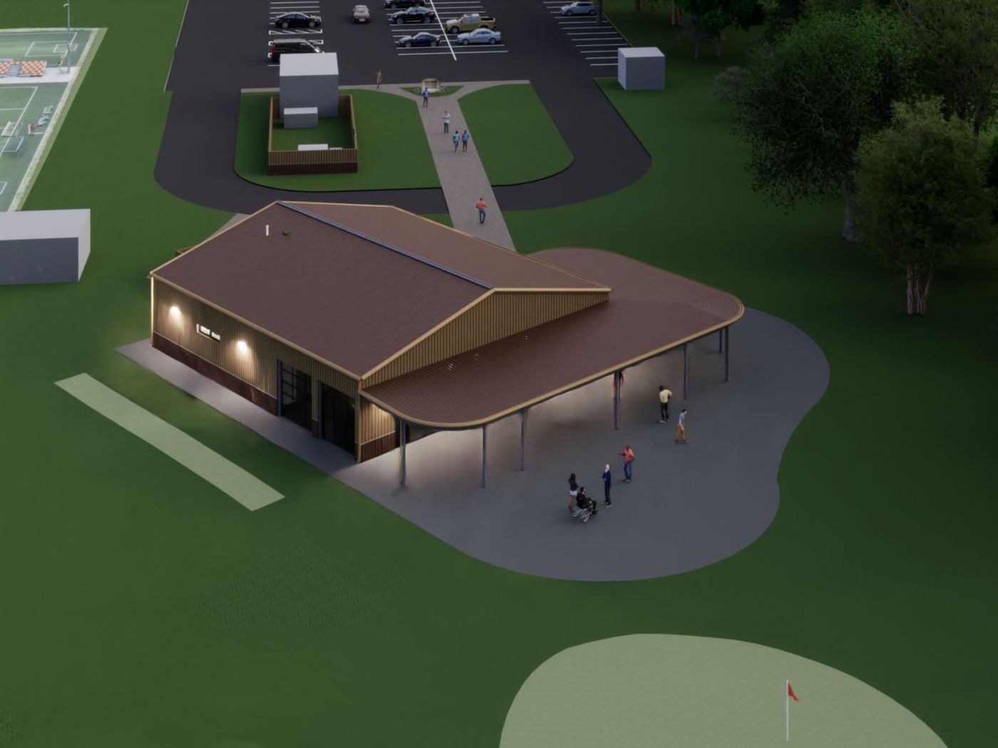 Short Game Golf Clubhouse and Event Space
