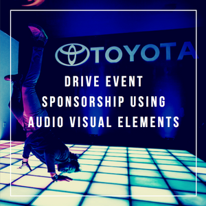 Blog Cover for Drive Event Sponsorship Using Audio Visual Elements 