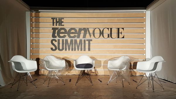 Teen Vogue Summit Stage setup