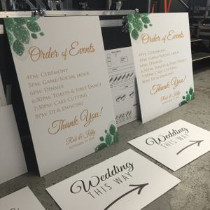 wedding signage