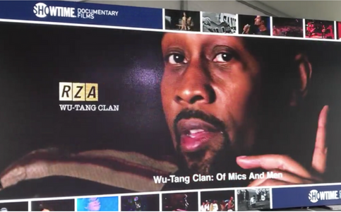 Wu-Tang Clan Documentary playing on an LED Video Wall