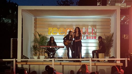 A performance on the Teen Vogue Summit stage