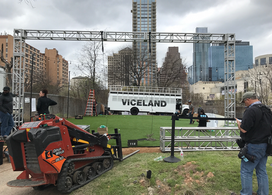 viceland entrance before wrapping