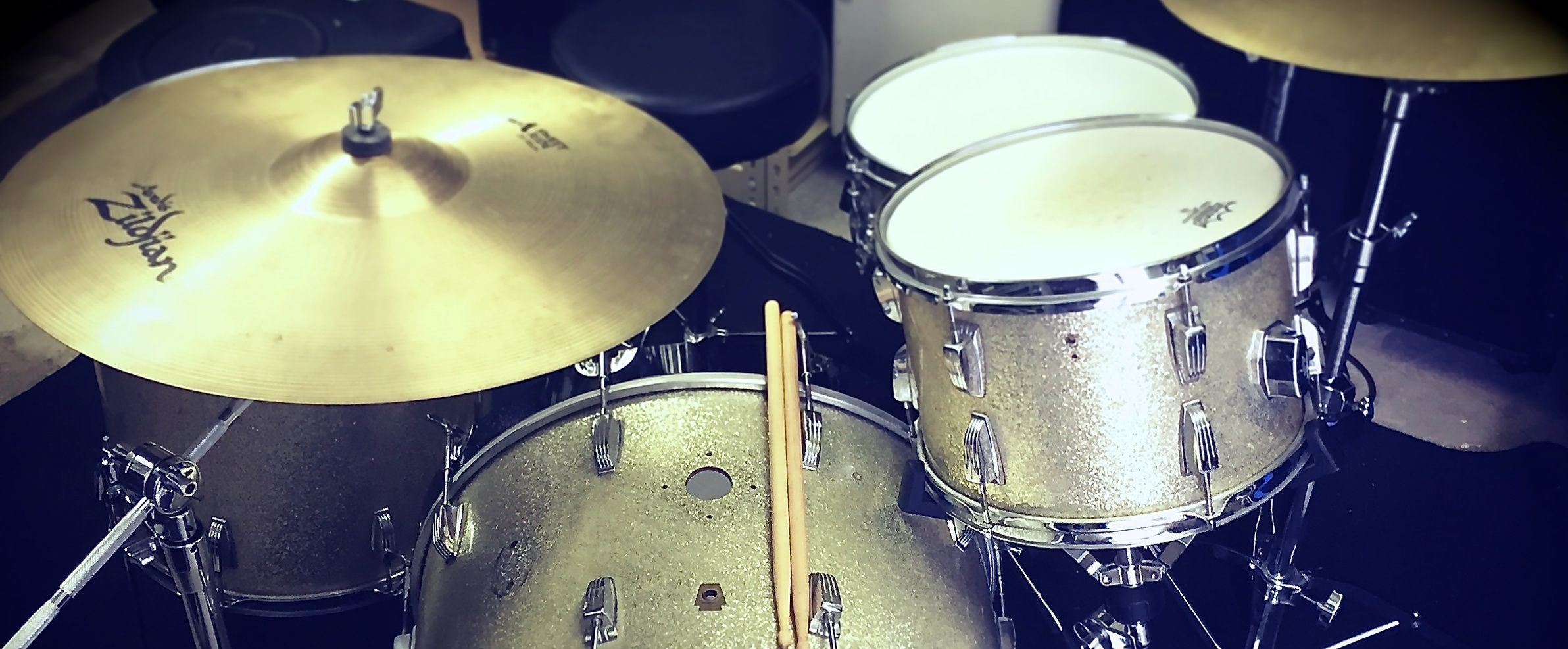 Gold Drum Set