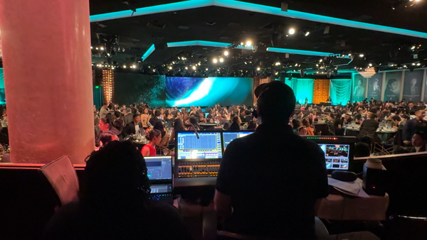 Lighting during Unforgettable Gala