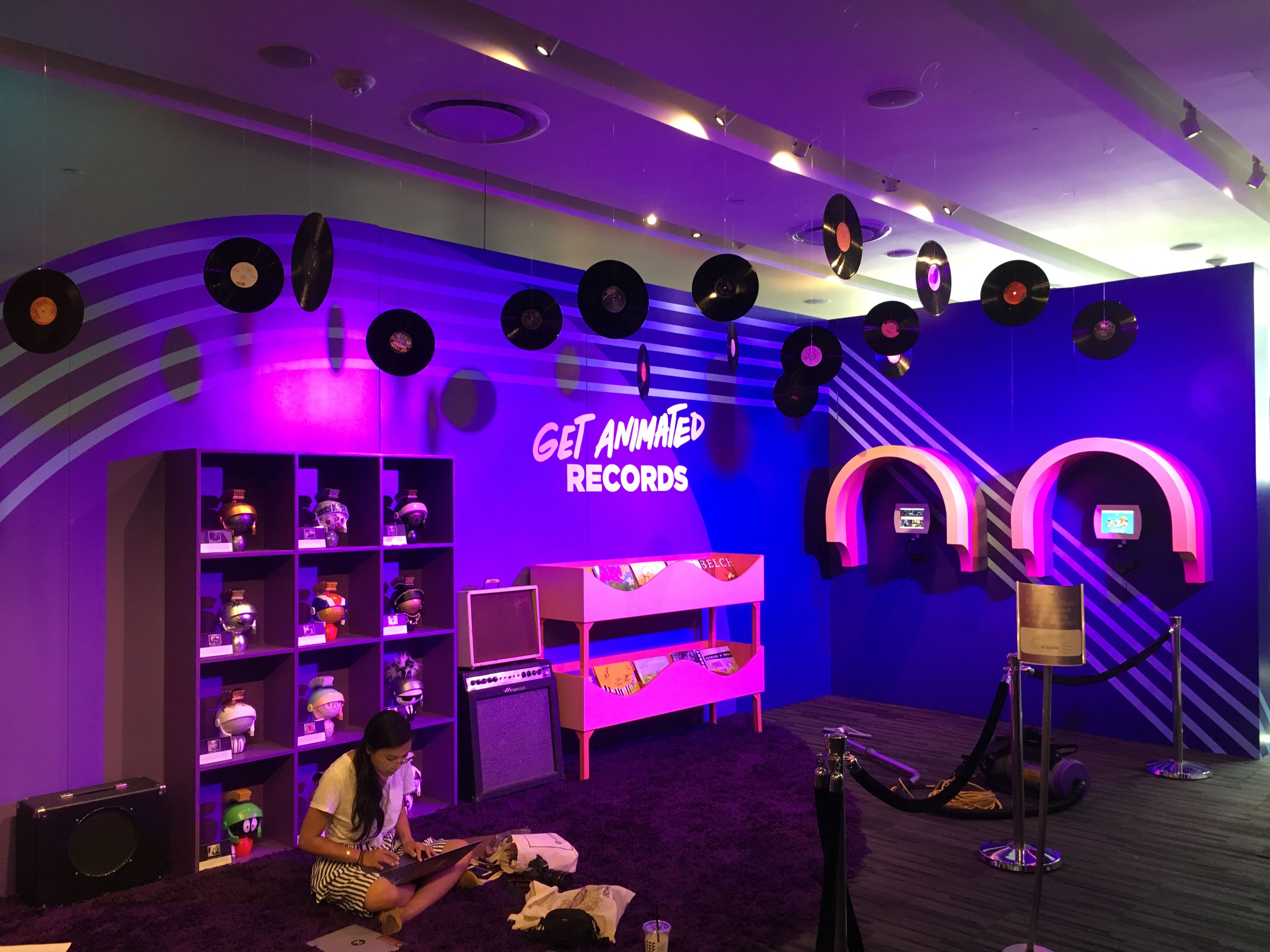 Get Animated Records at Grammy Museum with lighting by TSV Sound & Vision