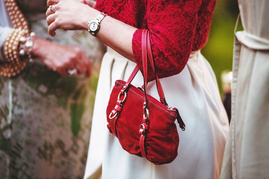 Red Hand Bag