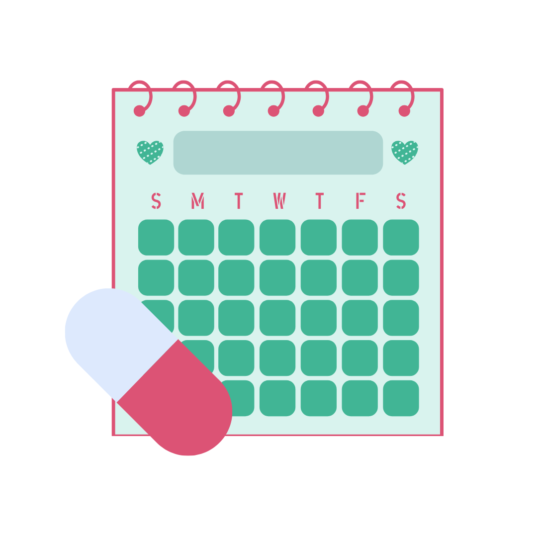 Pill with Calendar