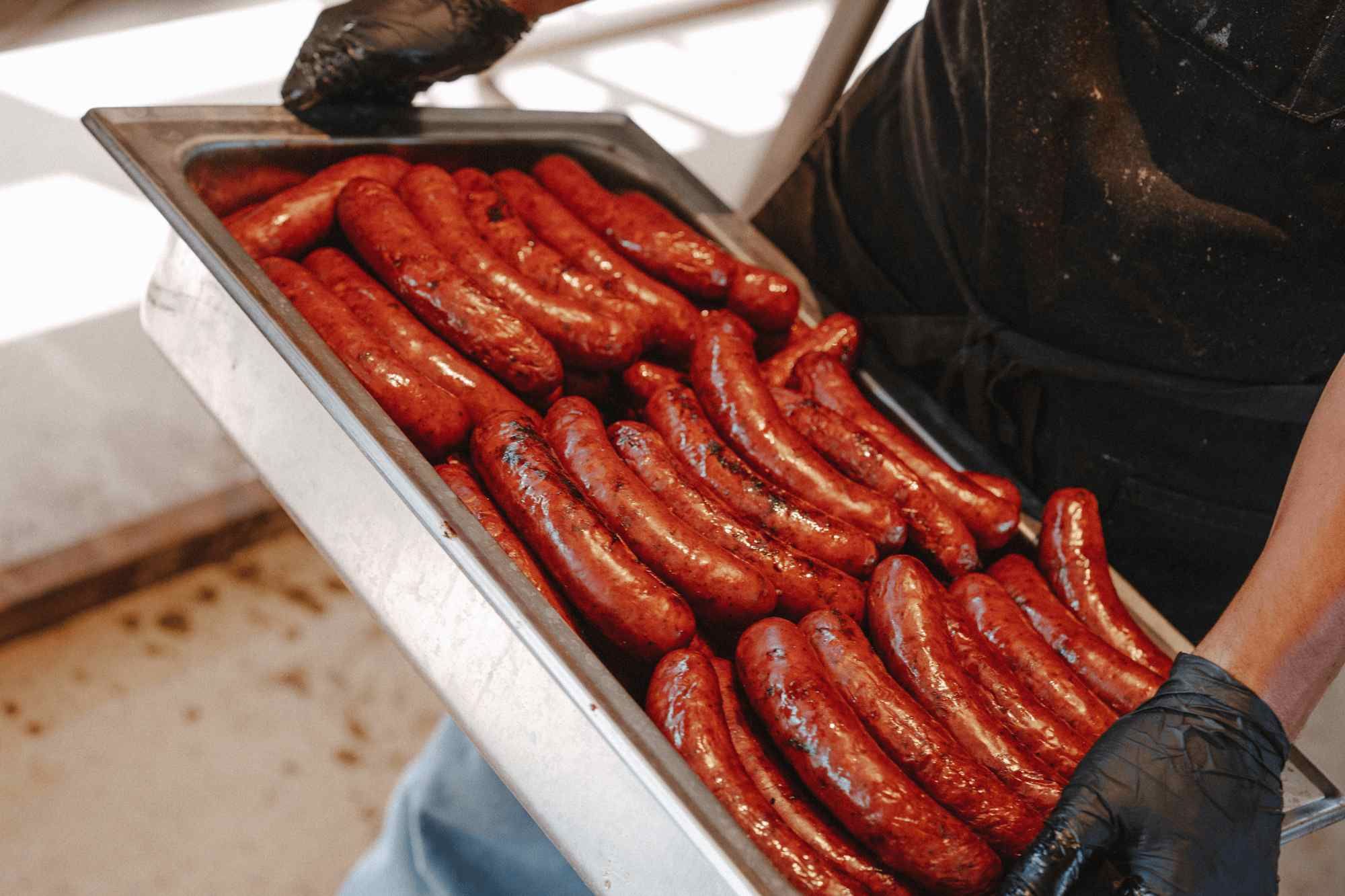 Sausage at Junebug's BBQ