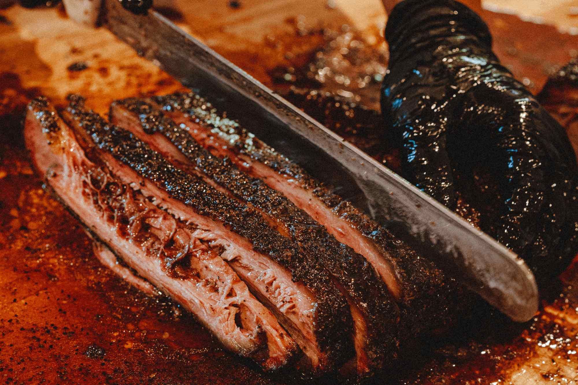 Brisket at Junebug's BBQ
