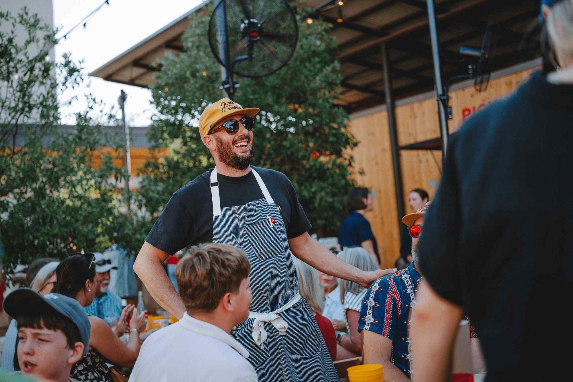Justin Spencer of Junebug's BBQ