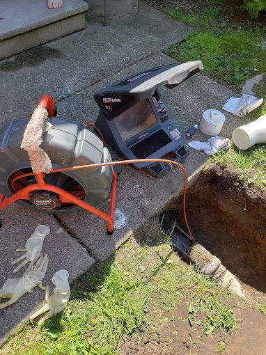 Sewer Line Inspection With HD Camera