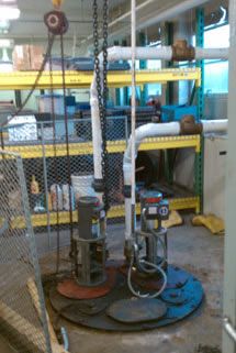 Commercial pump installation