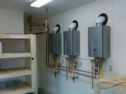 Comercial tank-less hot water heater installation for resteraunt.jpg
