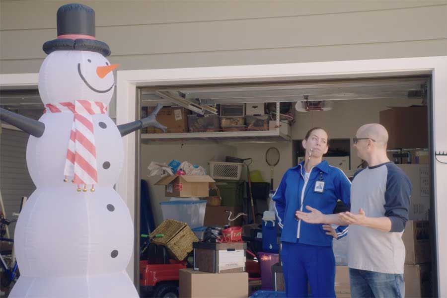 Coach McClutterson in "Garage" clean up scenario Goodwill Of Central Texas