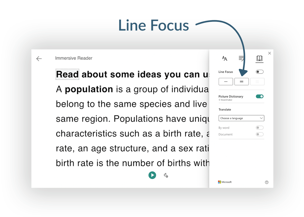 Line Focus